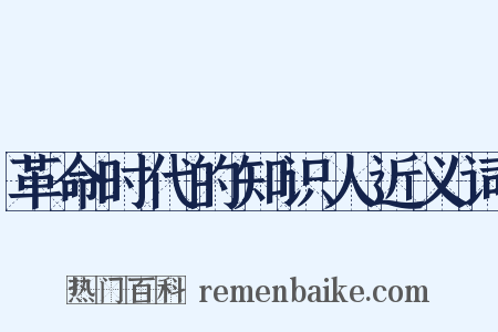 革命时代的知识人近义词是什么意思的图片